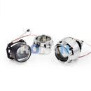 Ronan 40W 2.5'' Bi-Led Lens for H1 H4 H7 9005/9006 Socket Car Headlight Retrofit Upgrade Full Kit with LED Shrouds White Yellow