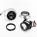 Ronan 40W 2.5'' Bi-Led Lens for H1 H4 H7 9005/9006 Socket Car Headlight Retrofit Upgrade Full Kit with LED Shrouds White Yellow