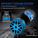 18800000LM H4 LED BI Projector Lens 6500K High Low Beam H4 Solenoid Turbo Fan Auto Headlamp Super Bright 12V For Car/Motorcycle