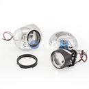 Ronan 40W 2.5'' Bi-Led Lens for H1 H4 H7 9005/9006 Socket Car Headlight Retrofit Upgrade Full Kit with LED Shrouds White Yellow