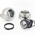 Ronan 40W 2.5'' Bi-Led Lens for H1 H4 H7 9005/9006 Socket Car Headlight Retrofit Upgrade Full Kit with LED Shrouds White Yellow