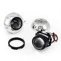Ronan 40W 2.5'' Bi-Led Lens for H1 H4 H7 9005/9006 Socket Car Headlight Retrofit Upgrade Full Kit with LED Shrouds White Yellow