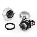 Ronan 40W 2.5'' Bi-Led Lens for H1 H4 H7 9005/9006 Socket Car Headlight Retrofit Upgrade Full Kit with LED Shrouds White Yellow