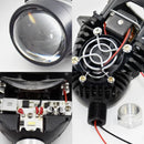 Ronan 40W 2.5'' Bi-Led Lens for H1 H4 H7 9005/9006 Socket Car Headlight Retrofit Upgrade Full Kit with LED Shrouds White Yellow