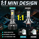2000W H7 H11 LED Headlight 9000000LM Led Canbus Car Lamps H1 H4 H8 9005 9006 HB3 HB4 9012 HIR2 Fog Lamps Car Light 3 Copper Tube