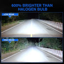 18800000LM H4 LED BI Projector Lens 6500K High Low Beam H4 Solenoid Turbo Fan Auto Headlamp Super Bright 12V For Car/Motorcycle
